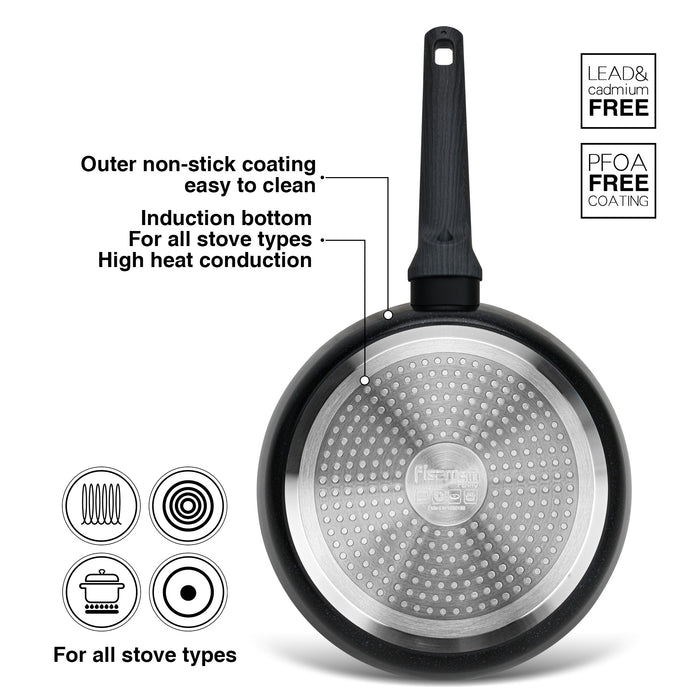 Frying Pan FERRO 28cm  (Aluminum with Non-Stick Coating)