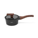Saucepan 1.2L with Glass Lid, Non-Stick Marble Coating Aluminum Saucepan 16x8cm Filomena Series
