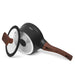 Saucepan 1.2L with Glass Lid, Non-Stick Marble Coating Aluminum Saucepan 16x8cm Filomena Series