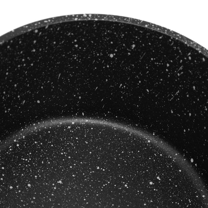 Saucepan 1.2L with Glass Lid, Non-Stick Marble Coating Aluminum Saucepan 16x8cm Filomena Series