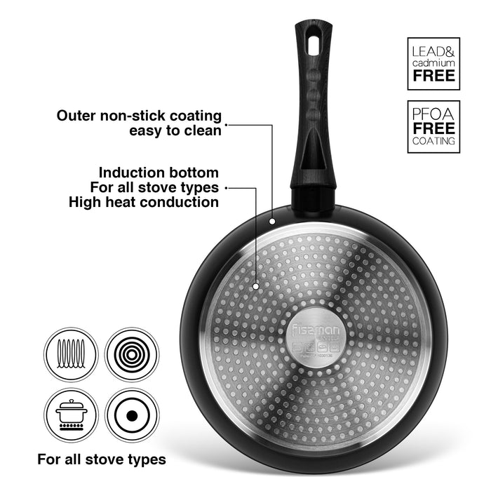 Frying Pan Angela 22cm Aluminium With Non-Stick Coating