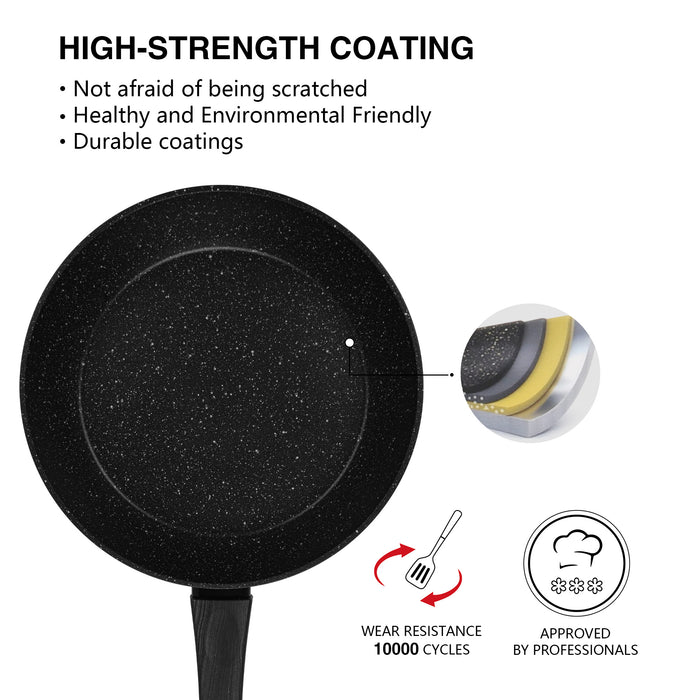 Frying Pan Angela 22cm Aluminium With Non-Stick Coating