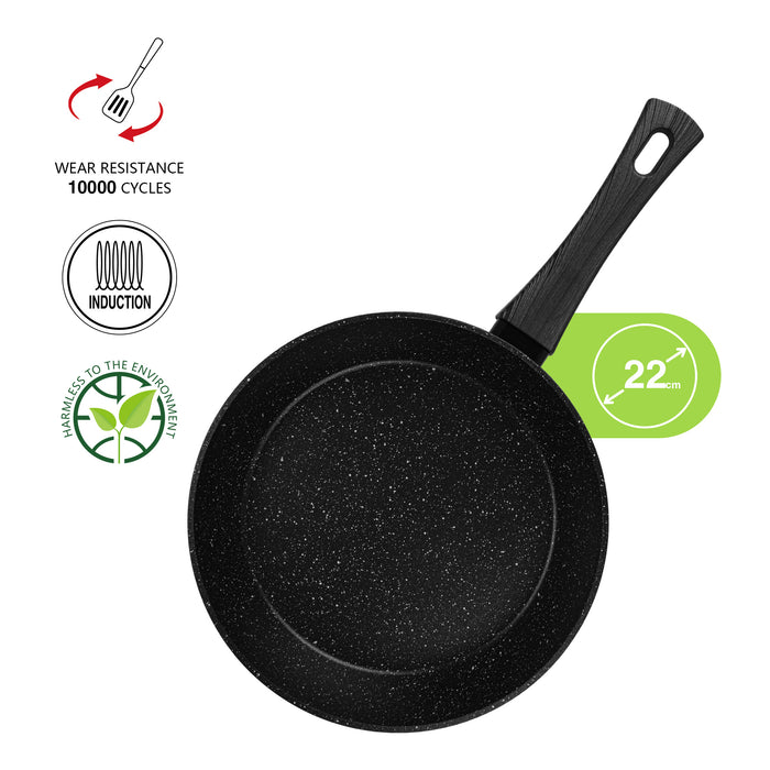 Frying Pan Angela 22cm Aluminium With Non-Stick Coating