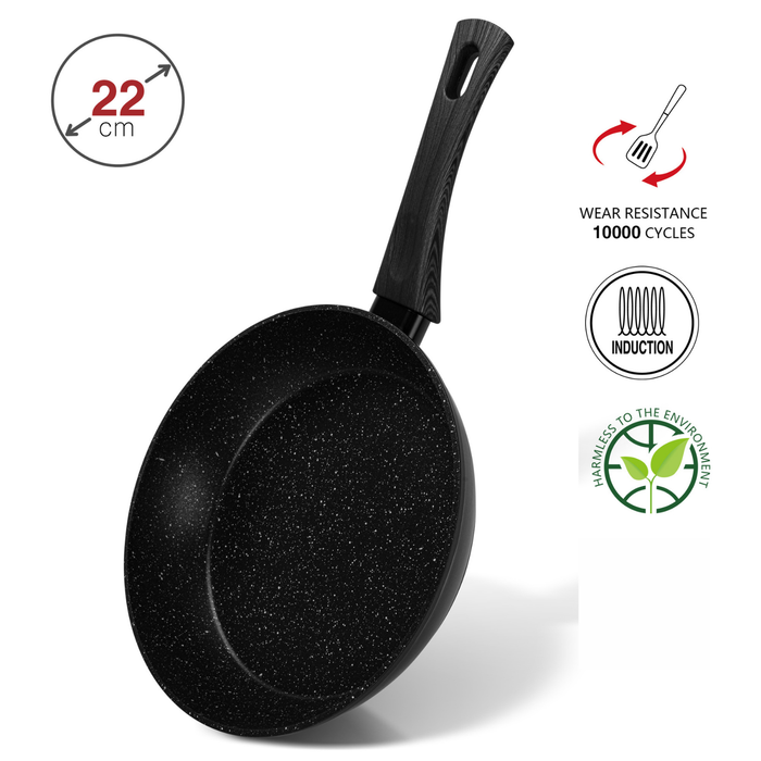 Frying Pan Angela 22cm Aluminium With Non-Stick Coating