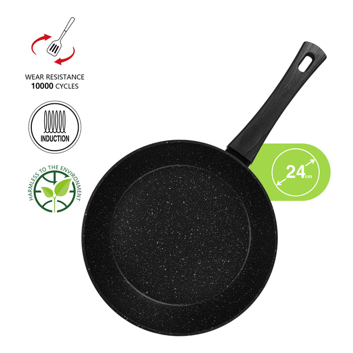 Frying Pan Angela 24cm Aluminium With Non-Stick Coating