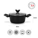 Stockpot Angela 20cm/2.5 LTR With Glass Lid Aluminium With Non-Stick Coating
