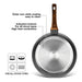 Frying Pan 20cm With Induction Bottom Black/Brown