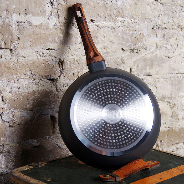 Frying Pan 20cm With Induction Bottom Black/Brown