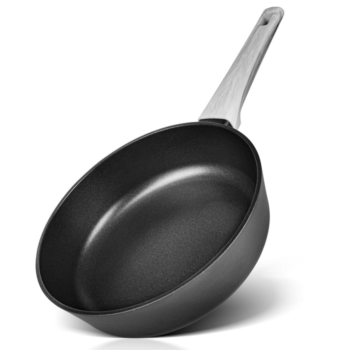 Deep Frying Pan 24cm with Double Screw Handle MIRA with Induction Bottom