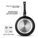 Deep Frying Pan 26cm Aluminum Non Stick Coating With Induction Bottom Promo Series