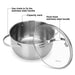 Cookware Set Casserole (5.2L,  3L,  1.5L) with Lid,  Saucepan (1.5L) with Lid Stainless Steel 4-Piece Cookware Set with Measuring Mark, Induction Bottom For all Stovetops