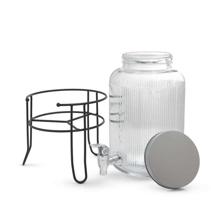 Beverage Dispenser 3.9LTR With Stand Glass
