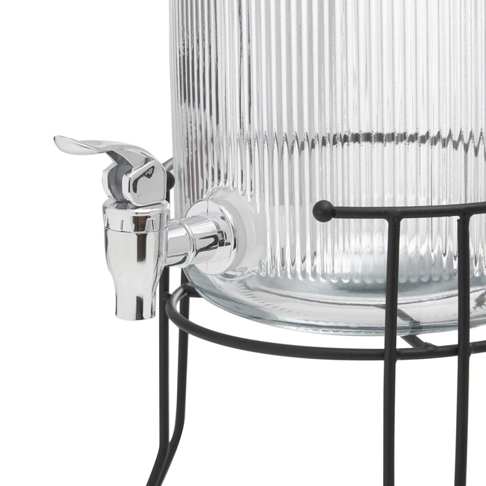 Beverage Dispenser 3.9LTR With Stand Glass