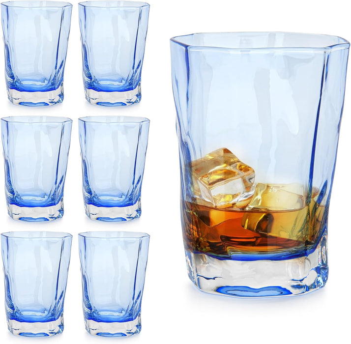 6-Piece Drinking Glass Set 330mL Stylish Design Drinkware