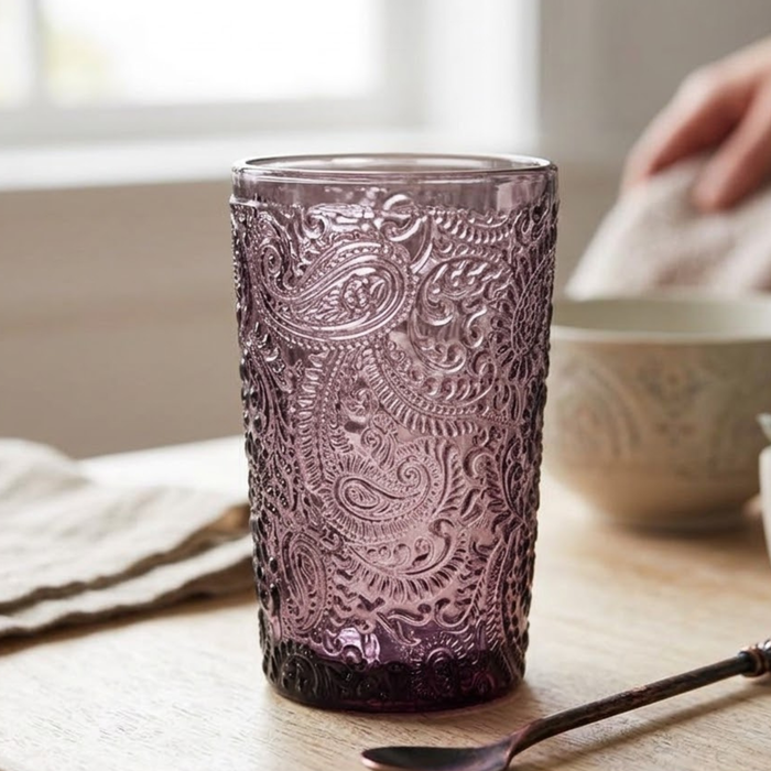 Tumbler Glass Elegant And Stylish Glass 380ml