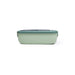 2-Compartment Lunch Box 20.5cm/1000ml, Color Green Plastic