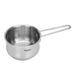 Saucepan  0.8L with Glass Lid, Stainless Steel 18/10 INOX304 Sauce pan Gulliver Series, Induction Bottom Suitable for all Types of Stoves