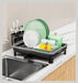 Dish Drying Rack 52x32x18cm, Dish Rack with Drainboard and Cutlery Holder