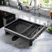 Dish Drying Rack 52x32x18cm, Dish Rack with Drainboard and Cutlery Holder