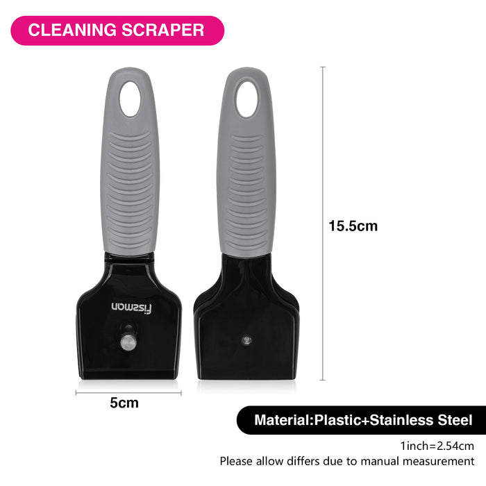 Cleaning Scraper 16 With 3 Changeable Blades 16cm (Stainless Steel)