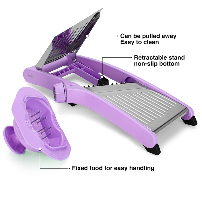 Adjustable Mandoline slicer PROFI 38x17x13 cm Purple