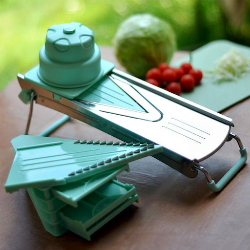 Mandoline Slicer With 5 Blades Profi White/Green 39х15х14cm