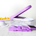 Vegetable Cutter Grater with 6 Blades (Purple)