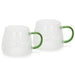 Cup Set 2pcs 420ml (Heat Resistant Glass) Tea Coffee Mugs