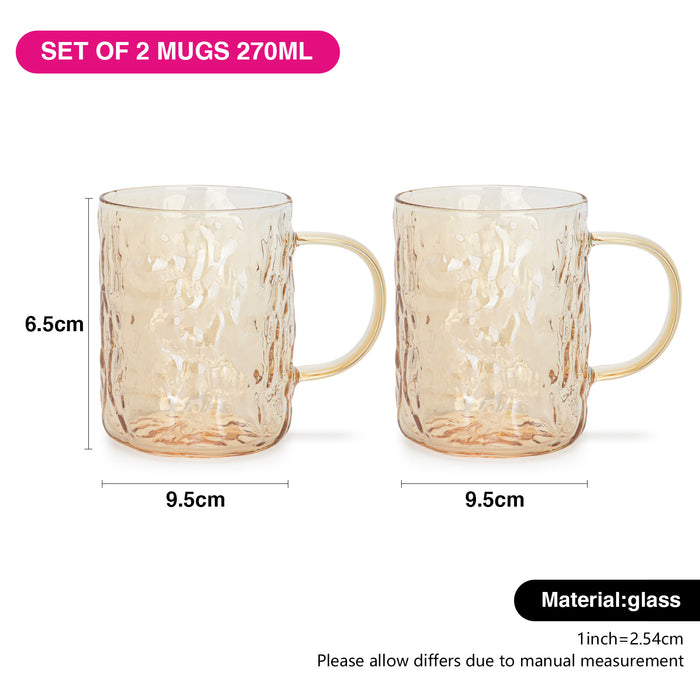 2-Piece Coffee/Tea Mugs 270ml