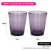 2-Piece Tumbler Glass Set 330ml (Solid Glass)