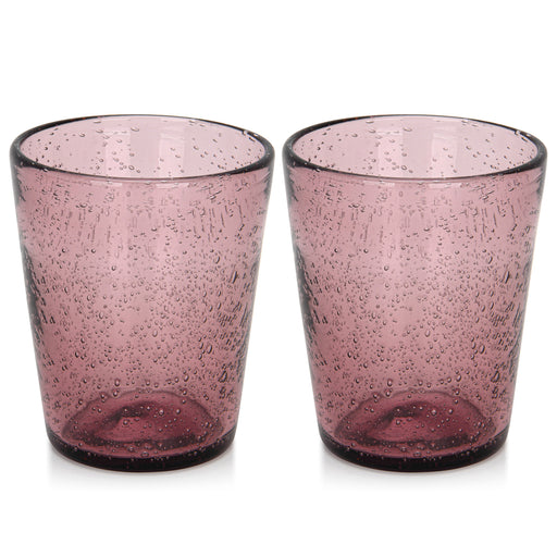 2-Piece Tumbler Glass Set 330ml with Solid Glass