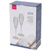 2-Piece 230ml Champagne Glass