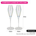 2-Piece 230ml Champagne Glass