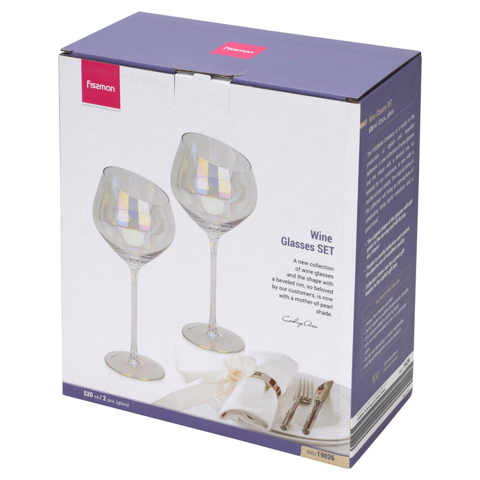 2-Piece 520ml Wine Glass