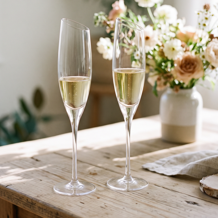 2-Piece Champagne Glasses Set 190 ml (Glass)