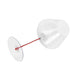 2-Piece Burgundy Wine Glasses 960ml (glass)