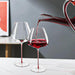 2-Piece Burgundy Wine Glasses 960ml (glass)