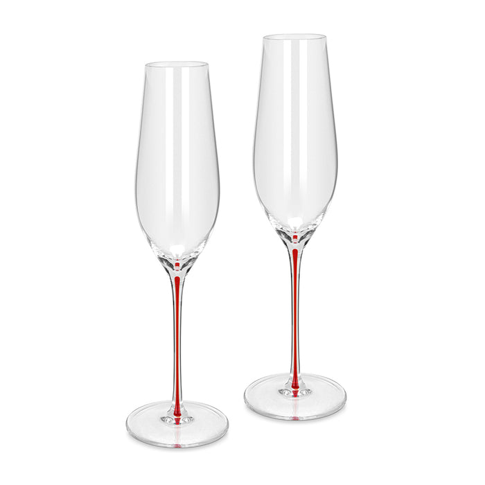 2-Piece Champagne Glasses 220ml (Glass)