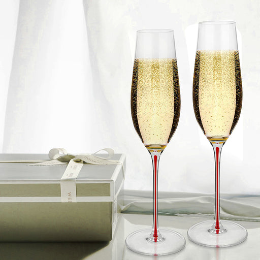 2-Piece Champagne Glasses 220ml (Glass)