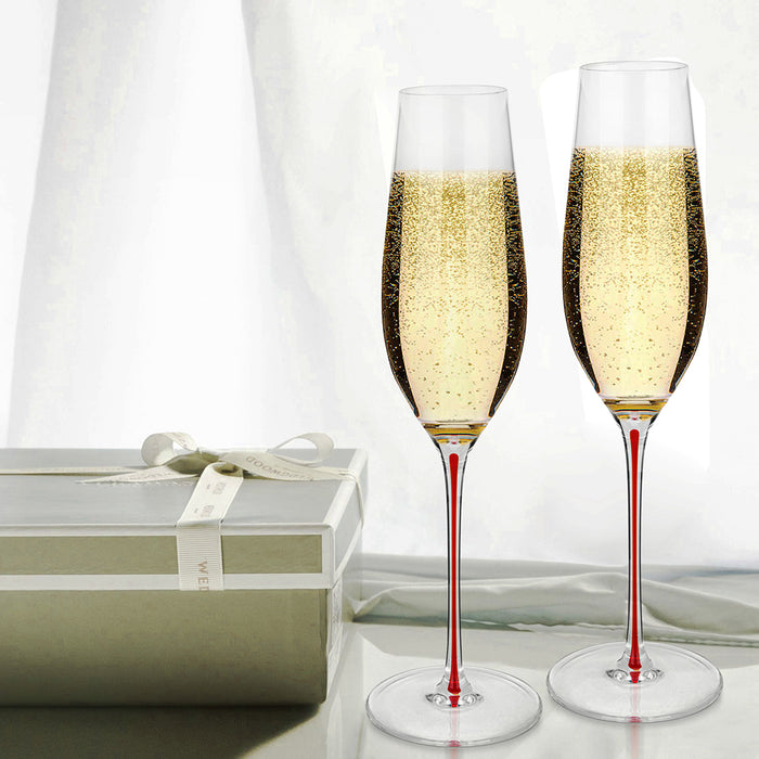 2-Piece Champagne Glasses 220ml (Glass)