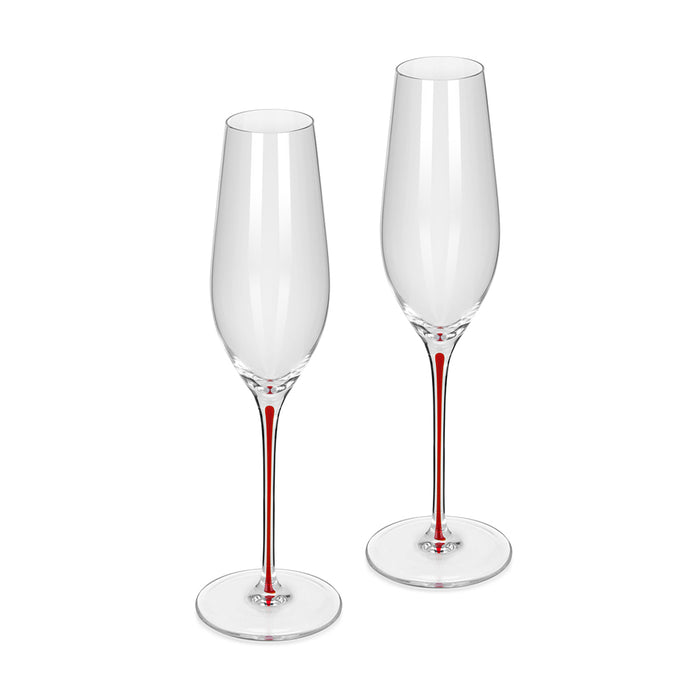 2-Piece Champagne Glasses 220ml (Glass)
