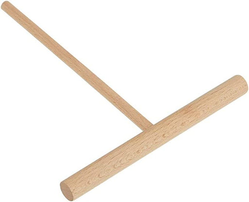 T-Shape Crepe Dough Spreader 16x12cm, Beech Wood