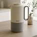 Vacuum Insulated Jug 1000mL, Insulated Flask, Modern Dallah, Plastic Body Case With  Glass Liner LIGHT GRAY