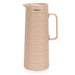 Vacuum Insulated Jug 1000mL, Insulated Flask, Modern Dallah, Plastic Body Case With  Glass Liner BEIGE