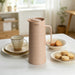 Vacuum Insulated Jug 1000mL, Insulated Flask, Modern Dallah, Plastic Body Case With  Glass Liner BEIGE