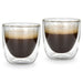 Set of 2 Double Wall Glasses 100 ml (Borosilicate Glass)