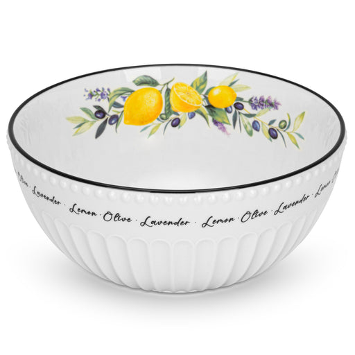 Salad Bowl Lemon Provence Porcelain 20cm