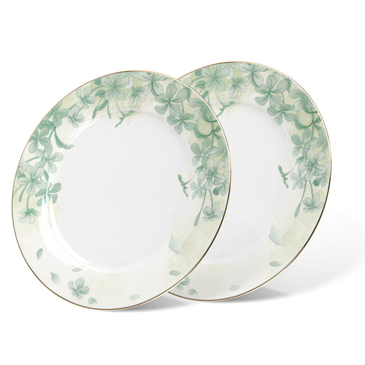 2-Piece Plates Summer Glint Series 21cm Fine Bone China