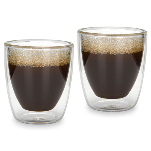 Set of 2 Double Wall Glasses 80 ml (Borosilicate Glass)