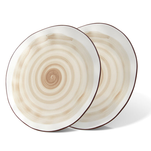 2-Piece Plates Glide Series 26cm Porcelain